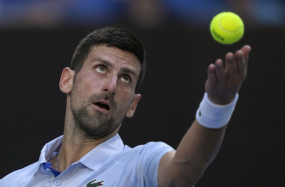 tenis, vesti sport, k-013, novak djokovic, djokovic mikelsen, masters u sangaju