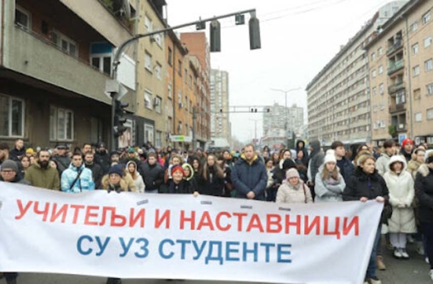 protest prosvetara, pritisci, k-013, vesti srbija