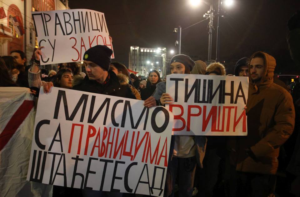 protest studenata, pravni fakultet, k-013, vesti srbija