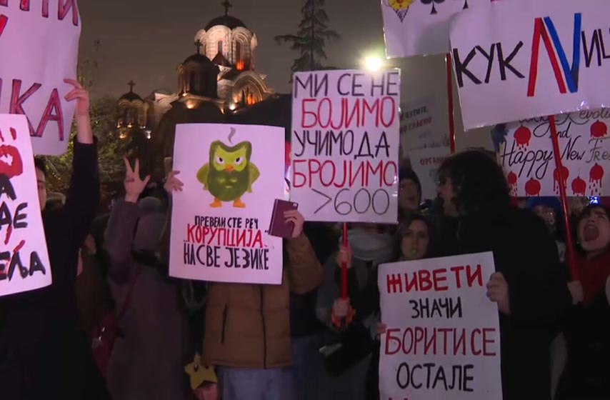 protesti studenata, gusenje protesta, k-013, vesti srbija