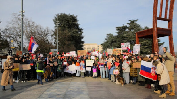 zeneva, srpska zajednica u zenevi, protest, k-013, vesti iz sveta