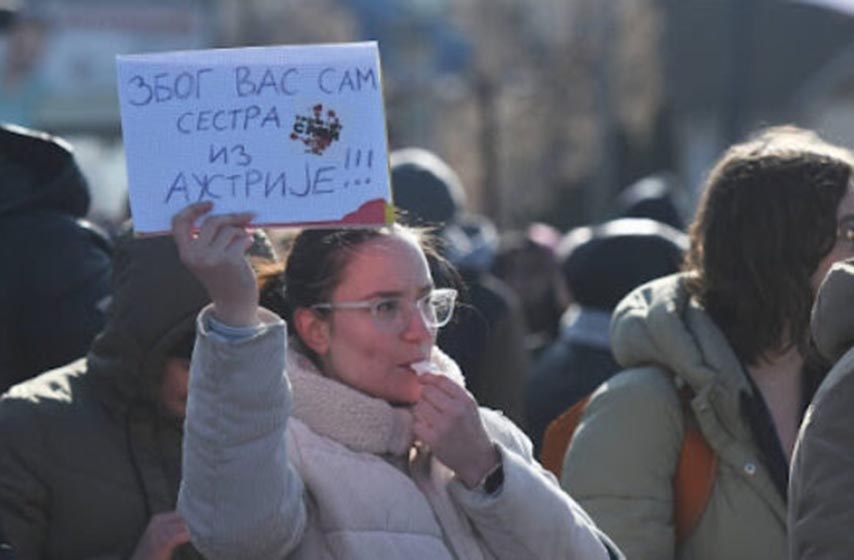 protesti srbija, protest studenata, k-013, vesti srbija