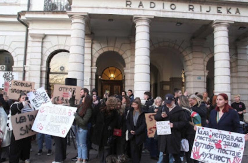 rijeka, protest studenata, podrska studentima, k-013, vesti iz regiona