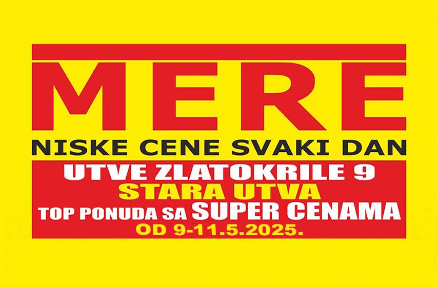 MERE market 2, Utve zlatokrile 9, Pančevo