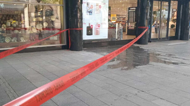 prolaz, beograd, pala betonska plafonska obloga