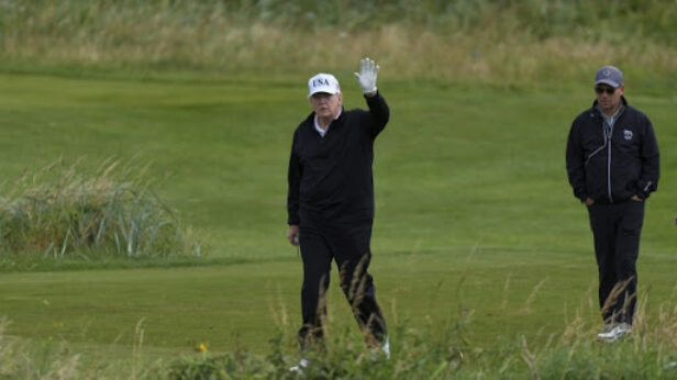 donald tramp, golf, skotska