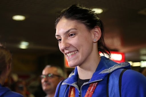 tijana boskovic, uganuce skockog zgloba, k-013, odbojka