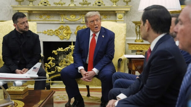 donald tramp, trilateralni sasatnak, zelenski, putin, k-013