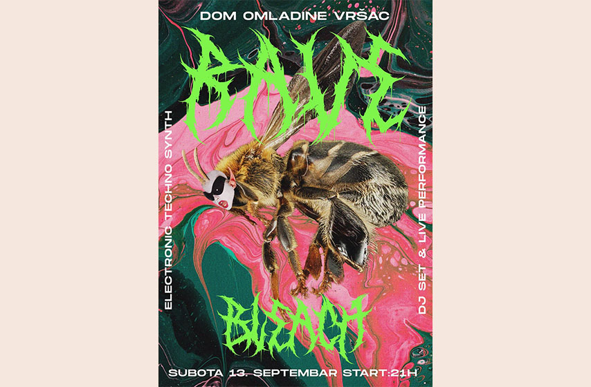 dom omladine vrsac, rave zurka, bleach, k-013, vesti vrsac, vrsac