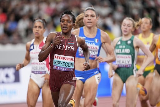atletika, fejt kipjegon, trika na 1500m, svetsko prvenstvo, tokio, k-013