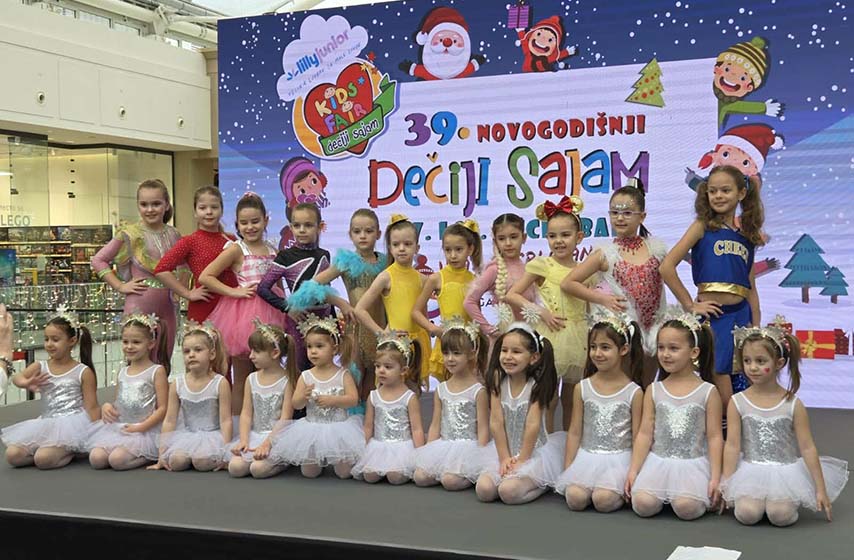 plesni studio balerina, novogodisnji deciji sajam, k-013, vesti pancevo, pancevo