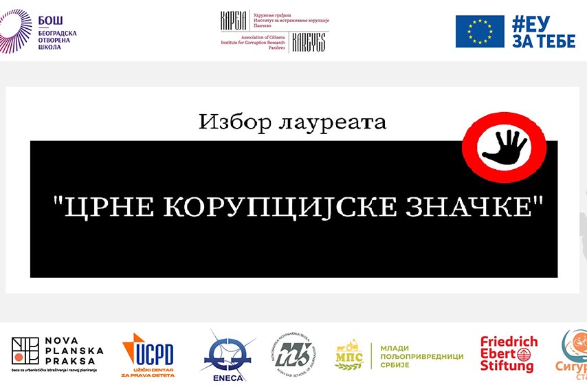 antikorupcijski priznanje, korupcijsko priznanje, kareja, pancevo, k-013, vesti pancevo