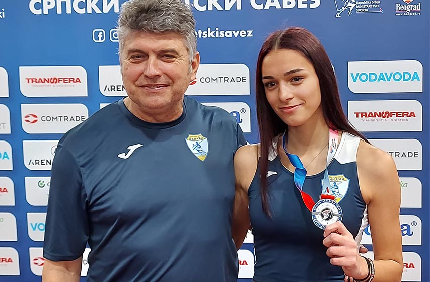 ksenija mrkela, atletika, ak dinamo, pancevo, k-013, vesti pancevo