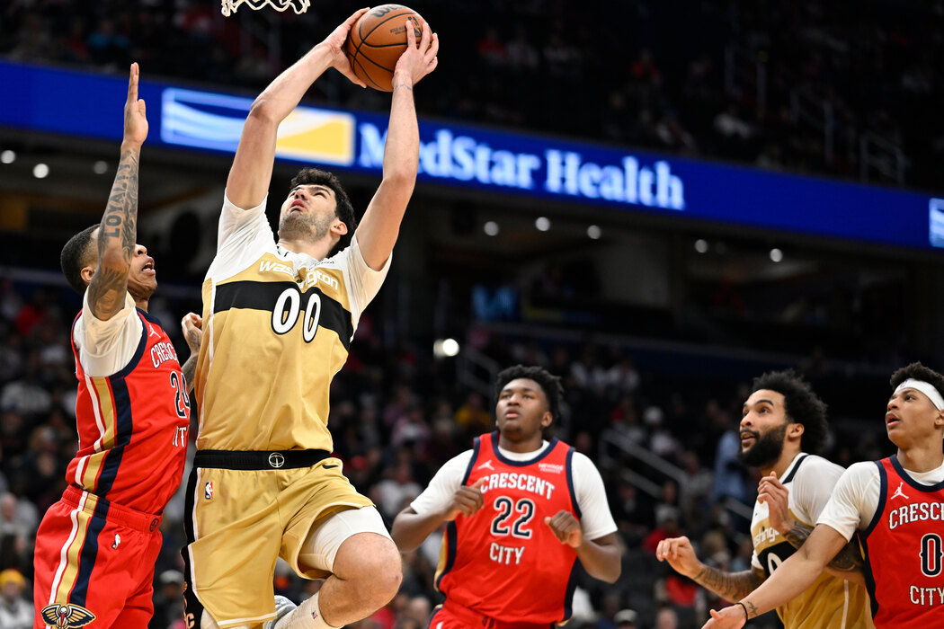 nba, nju orleans, vasington, nba liga, sport, vesti srbija, k-013, tristan vukcevic