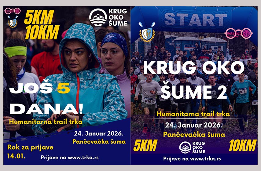 trka krug oko sume pancevo veslacki klub tamis