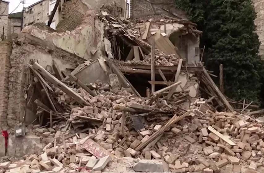 srusio se objekat u beogradu, beograd, vesti beograd, k-013, vesti srbija