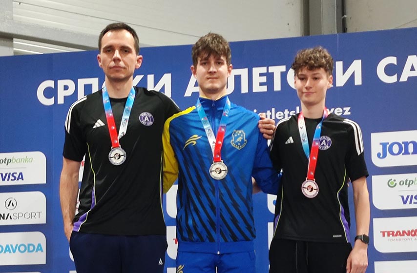 atletika, ak panonija, k-013, vesti pancevo, pancevo, vladimir mirkov, milana tirnanic