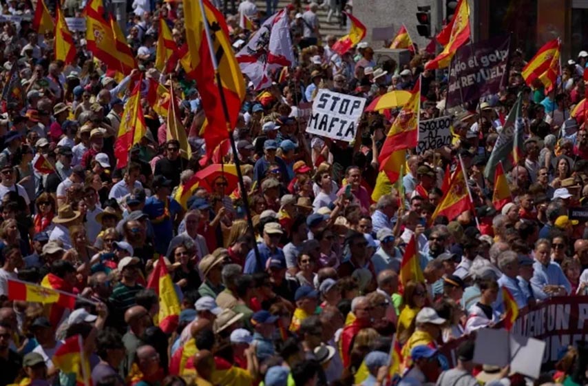 madrid, protest, k-013, vesti srbija