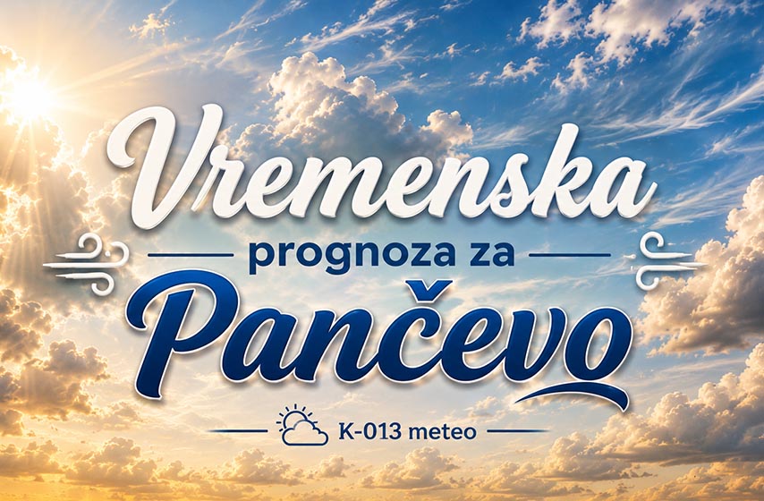 vremenska prognoza za pancevo, k-013, vesti pancevo, vreme pancevo