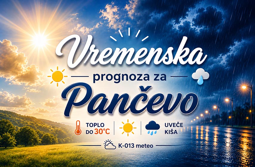 vremeksna prognoza za pancevo, vreme pancevo, k-013, vesti pancevo, pancevo