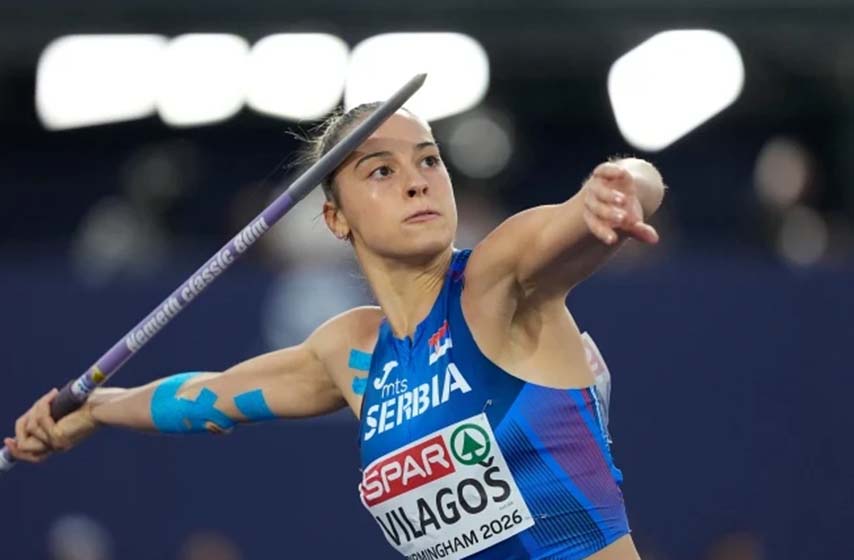 adriana vilagoš, bacanje koplja, k-013, vesti srbija, evropsko prvenstvo u birmingemu