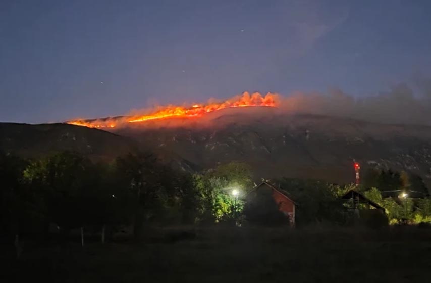 pozar, stolovi, suva planina, k-013, vesti srbija, iljusin