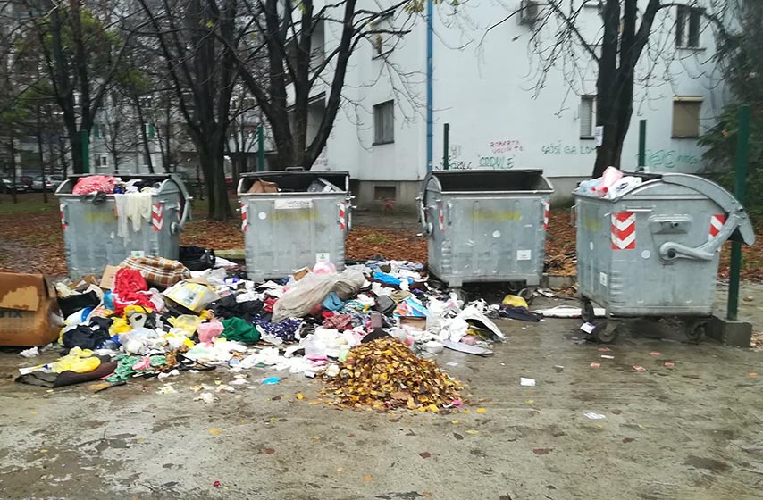jkp higijena pancevo, odnosenje kabastog otpada, k-013, vesti pancevo, pancevo