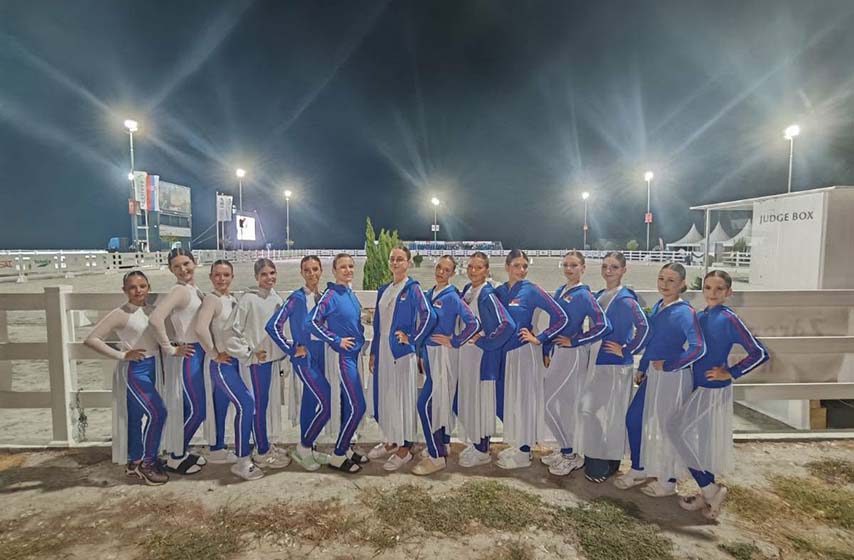 plesni klub balerina, pancevo, vesti pancevo, k-013, balaknsko prvenstvo u dresurnom jahanju kovilovo