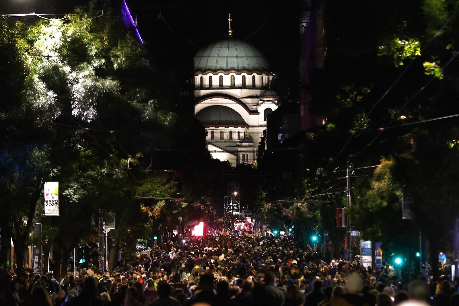 Studentska lista, Trg Slavija, AP, Aleksandar Vučić, izbori u Beogradu