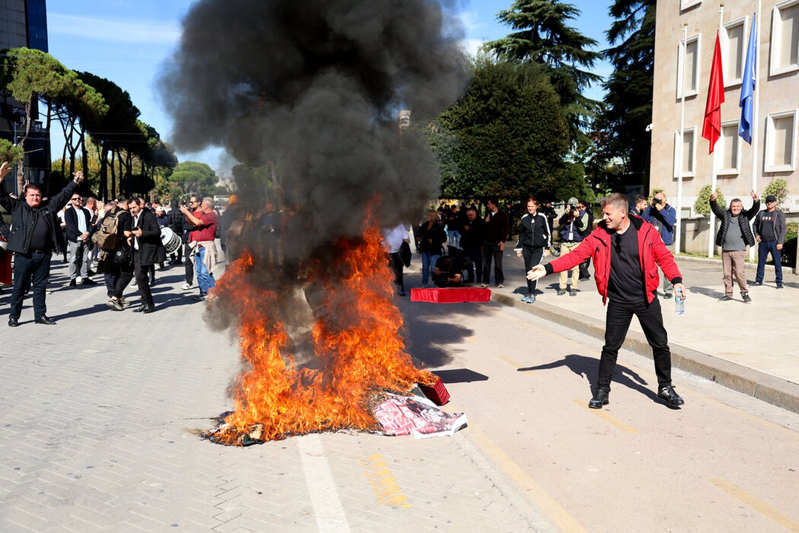 Tirana, protesti u Albaniji, Edi Rama, policija, studenti, Demokratska partija