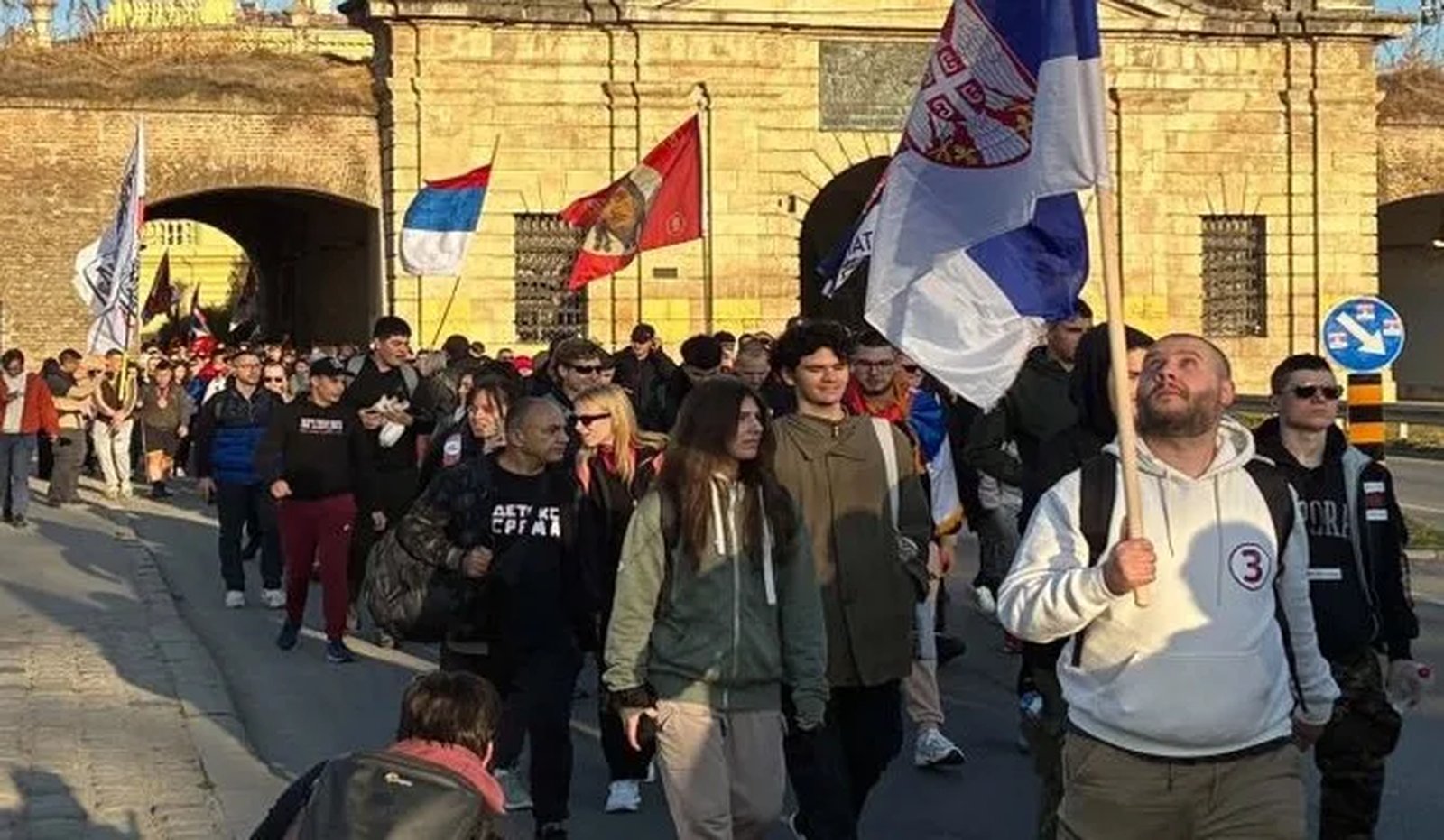 studenti, Novi Sad, Slavija, Kragujevac, auto-kolona, Beograd
