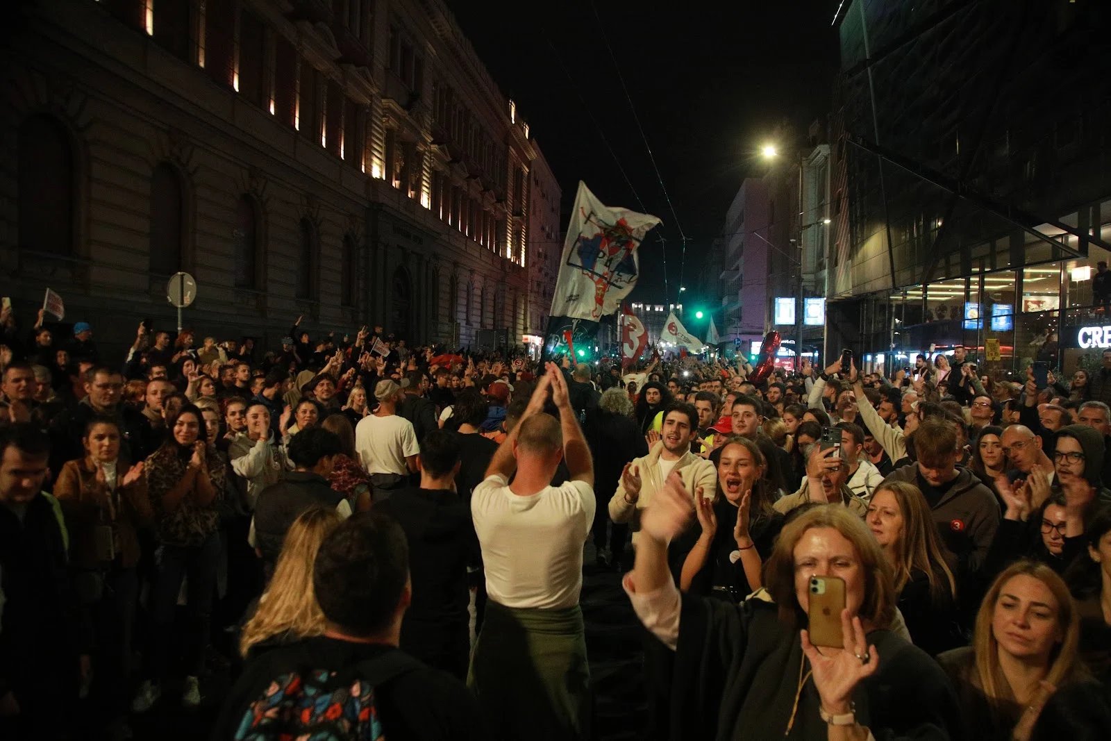 Slavija, Studentska lista, završni miting, Beograd, saobraćaj, studenti
