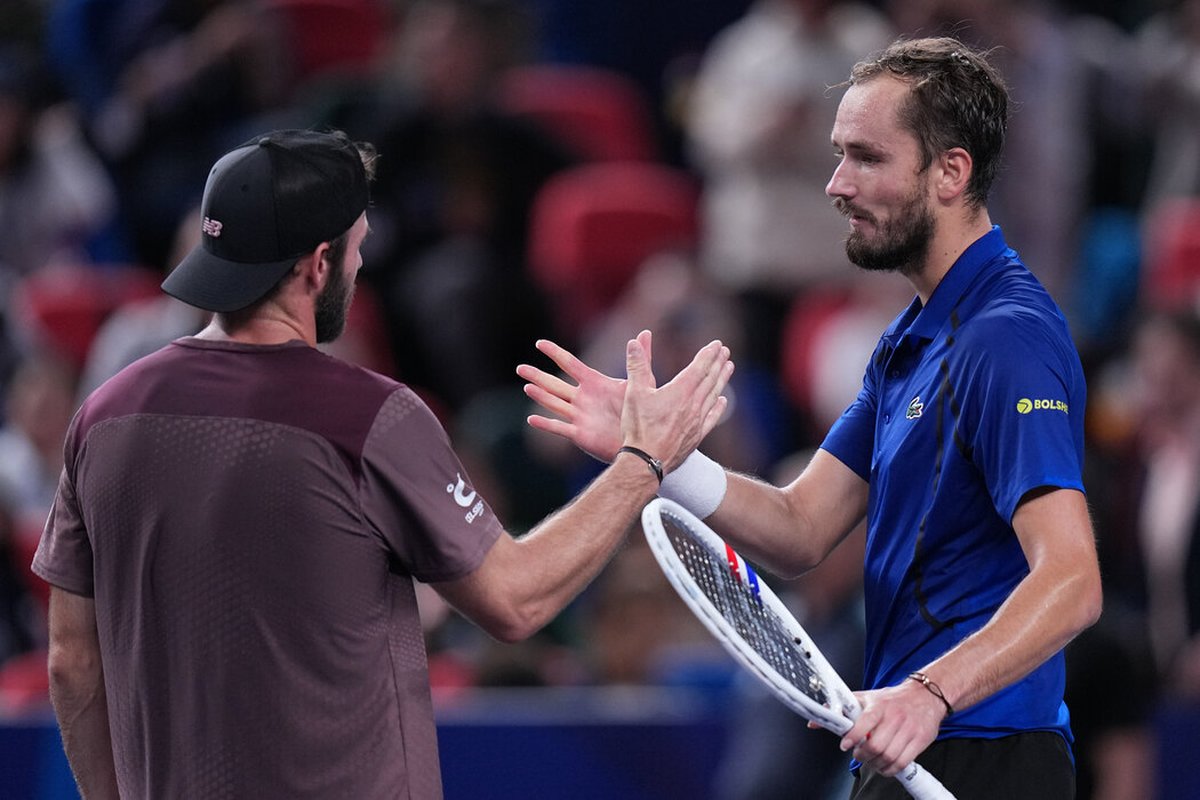 Danil Medvedev, Rafael Hodar, masters u Šangaju, polufinale, ATP trka, Kasper Rud