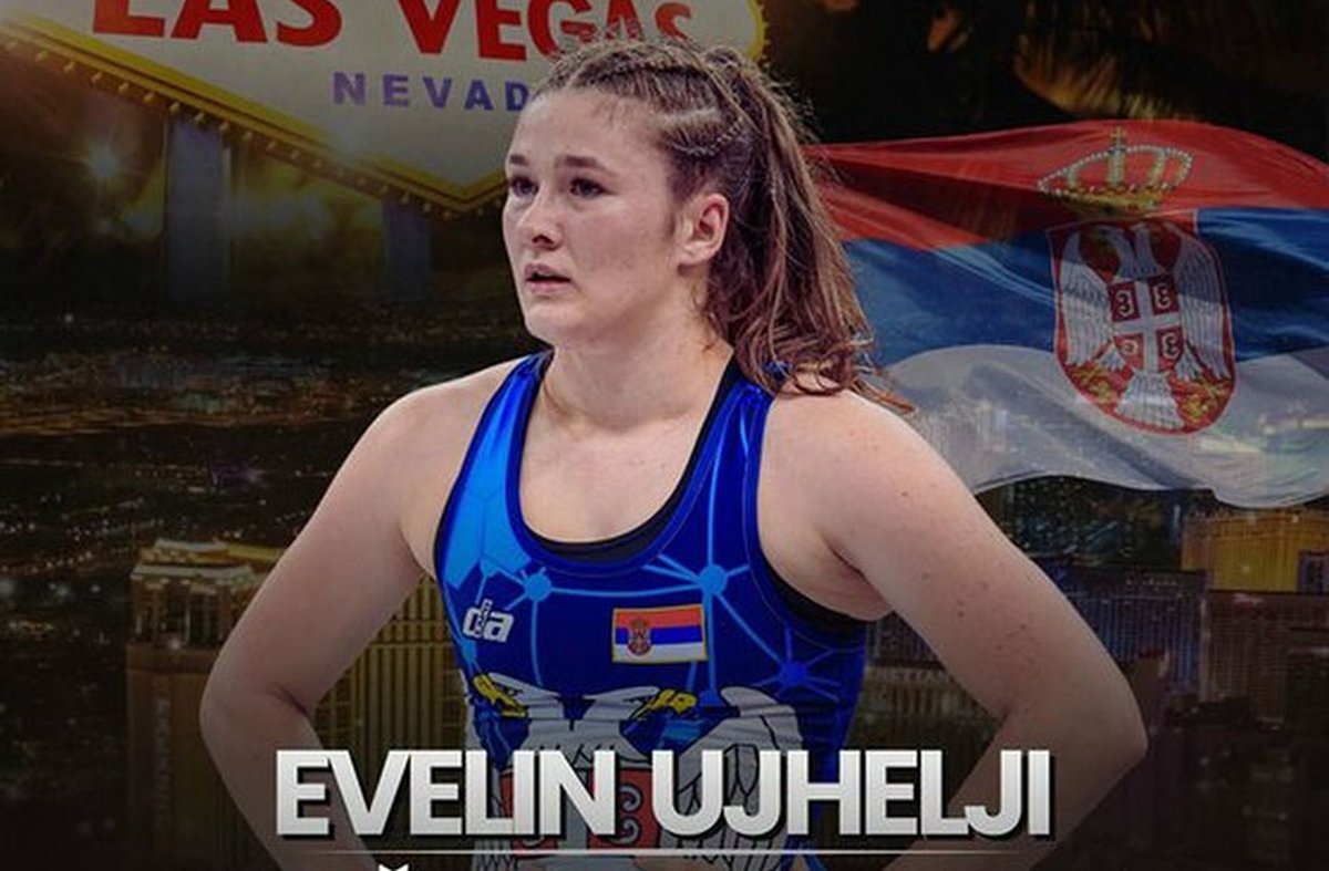 Evelin Ujhelji, rvanje, Svetsko prvenstvo, Las Vegas, Srbija, srebro